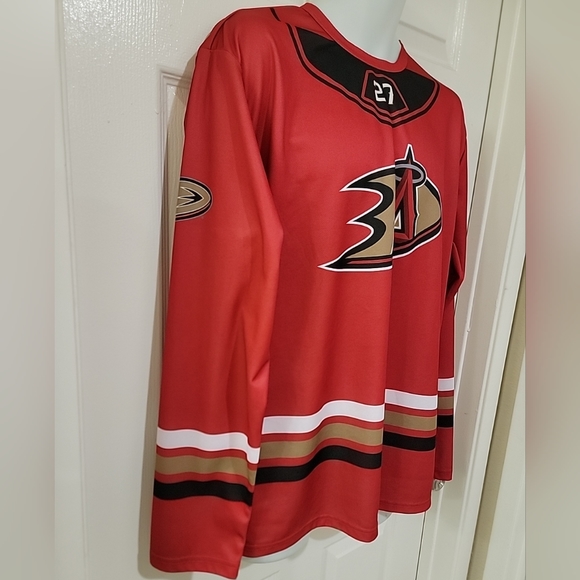 Anaheim Ducks Los Angeles Angels Mens Mike Trout Hockey SGA Jersey #27 Size XL - Picture 4 of 7